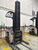2017 CROWN RM6025-45 ELECTRIC STAND-UP REACH TRUCK WITH SIDE SHIFTER, 4,500 LBS CAPACITY, 36 VOLTS, 42&rdquo; FORKS, APPRO. MAST LOWERED: 140&rdquo;, SERIAL: 1A493657, UNIT #51 HOURS: 12097, (GROUND LEVEL REMOVAL ONLY) - 4