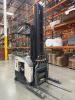 2017 CROWN RM6025-45 ELECTRIC STAND-UP REACH TRUCK WITH SIDE SHIFTER, 4,500 LBS CAPACITY, 36 VOLTS, 42&rdquo; FORKS, APPROX. MAST LOWERED: 140&rdquo;, Hrs: 13,244 SERIAL: 1A493656, UNIT #50 (GROUND LEVEL REMOVAL ONLY) - 3