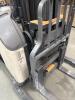 2017 CROWN RM6025-45 ELECTRIC STAND-UP REACH TRUCK WITH SIDE SHIFTER, 4,500 LBS CAPACITY, 36 VOLTS, 42&rdquo; FORKS, APPROX. MAST LOWERED: 140&rdquo;, Hrs: 13,244 SERIAL: 1A493656, UNIT #50 (GROUND LEVEL REMOVAL ONLY) - 8