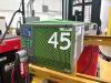 ECO E973C-42 FORKLIFT BATTERY CHARGER with metal stand and bumper