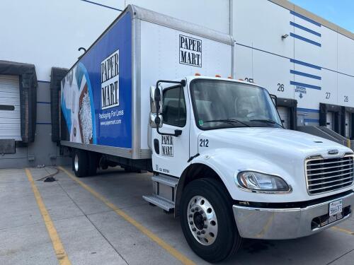 2021 FREIGHTLINER M2106 26&rsquo;FT BOX TRUCK WITH LIFT GATE, VIN # 3ALACXFC9MDMA5244, MILES: 208,897, LICENSE PLATE: 58667F3, DIESEL, UNIT #212 (DELAY PICKUP END OF SEPTEMBER)
