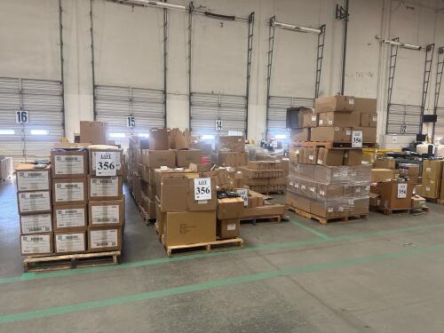 (37) Pallets Of Assorted Content; 10 in. X 7 in. X 8 in. KRAFT GABLE BOX (CASE) 8 in. X 8 in. SILVER LUX FLD-UP GIFT BX LID 9 in. X 4-1/2 in. X 4-1/2 in. OATMEAL PINSTP KRAFT TINT GIFT BOX (CASE) #8 8-1/2 in. X 11 in. 0.65 MIL WHITE HDPE MERCHANDISE BAG (