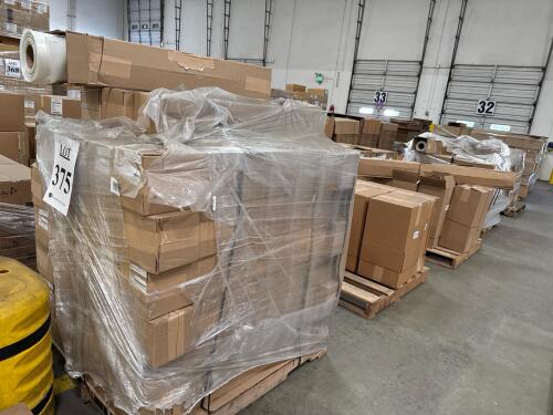 LOT (4) PALLETS ASST&rsquo;D OF CLEAR POLYETHYLENE SHEETHING ROLLES: 12ft x 400ft x 1Mil Clear Polyethylene 4 ft. X 100 ft. 4 MIL CLEAR POLYETHYLENE SHEETING 10ft x 100ft x 6Mil Clear Polyethylene
