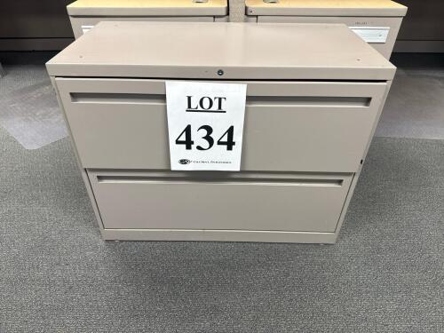 (10) 2 Drawer File Cabinet 3&rsquo; x 18&rdquo; x 27&rdquo;, LOCATION: 2ND FLOOR)