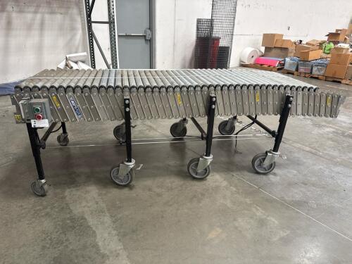 BESTFLEX 1.9 POWER PORTABLE ROLLER FLEXIBLE CONVEYOR WITH ALLEN-BRADLEY CONTROL,, 28 1/2&rdquo; WIDE ROLLERS