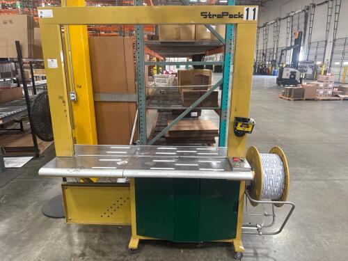 STRAPACK SQ-800 STANDARD AUTOMATIC STRAPPING MACHINE, #11, YEAR:2021, SERIAL: 21002330. 301