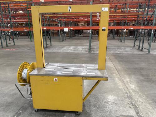 STRAPACK RQ-8X STANDARD AUTOMATIC STRAPPING MACHINE, #7, YEAR:2013, SERIAL: 13009356. 903