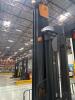 2017 CROWN RM6025-45 ELECTRIC STAND-UP REACH TRUCK WITH SIDE SHIFTER, 4,500 LBS CAPACITY, 36 VOLTS, 42&rdquo; FORKS, APPROX. MAST LOWERED: 140&rdquo;, Hrs: 2344, SERIAL: 1A488308, UNIT #12 (GROUND LEVEL REMOVAL ONLY) - 7