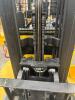 HYSTER N25XMDR3 ELECTRIC STAND-UP DOUBLE REACH FORKLIFT, 2500 LBS CAPACITY, APROX., MAST LOWERED 110&rsquo;, 24 VOLTS,Hrs: 11,180, SERIAL: C470N01864Z, UNIT #1 (GROUND LEVEL REMOVAL ONLY) - 2
