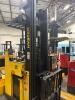 HYSTER N25XMDR3 ELECTRIC STAND-UP DOUBLE REACH FORKLIFT, 2500 LBS CAPACITY, APROX., MAST LOWERED 110&rsquo;, 24 VOLTS,Hrs: 11,180, SERIAL: C470N01864Z, UNIT #1 (GROUND LEVEL REMOVAL ONLY) - 10
