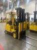 HYSTER 40 SIT-DOWN PROPANE FORKLIFT,4000 LBS CAPACITY, SERIAL: D187V22978Y, UNIT #P11, (DELAY PICKUP MID-OCTOBER) (GROUND LEVEL REMOVAL ONLY)