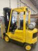 HYSTER 40 SIT-DOWN PROPANE FORKLIFT,4000 LBS CAPACITY, SERIAL: D187V22978Y, UNIT #P11, (DELAY PICKUP MID-OCTOBER) (GROUND LEVEL REMOVAL ONLY) - 4