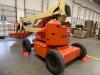 JLG 45 ELECTRIC BOOM LIFT, HORIZONTAL REACH: 22.7 FT, MAX PLATFORM HEIGHT :45 FT, MAX CAPACITY: 500 LBS, WITH LESTRONIC II BATTERY CHARGER, YEAR: 1999, HRS: 663, SERIAL: 094143-0300043371, (BOOM LIFT WON&rsquo;T TRAVEL BUT BOOM WILL EXTEND OUT) (GROUND LEVEL - 18