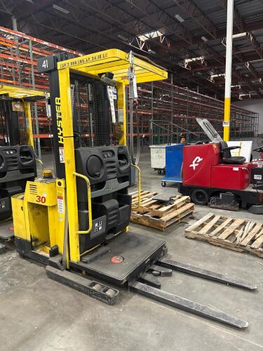 HYSTER RX30XMS2 ORDER PICKER NO BATTERY (NOT WORKING), SERIAL: D17N02645B , UNIT #41 (GROUND LEVEL REMOVAL ONLY)