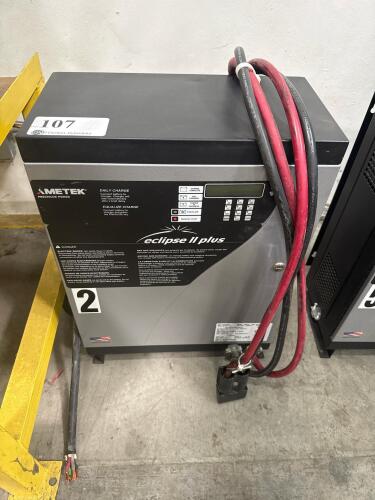 AMETEK ECLIPSE II PLUS FORKLIFT BATTERY CHARGER, MODEL: 900ES3&ndash;18SP-HE