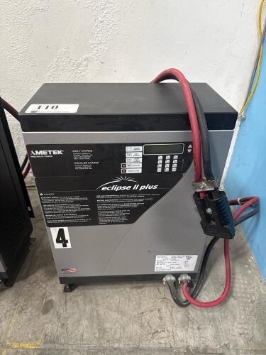 AMETEK ECLIPSE II PLUS FORKLIFT BATTERY CHARGER, MODEL: 900ES3&ndash;18SP-HE