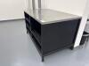 INDUSTRIAL METAL WORK TABLE WITH STAINLESS STEEL TOP, 60&rdquo; x 36&rdquo;, LOCATION: IN ROOM WITH MTEX PRINTER) - 2