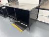 INDUSTRIAL METAL WORK TABLE WITH STAINLESS STEEL TOP, 60&rdquo; x 36&rdquo;, LOCATION: IN ROOM WITH MTEX PRINTER) - 2
