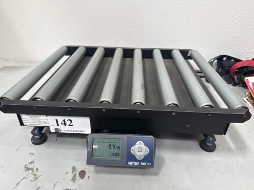 METTLER TOLEDO ROLLER CONVEYOR SCALE, 16&rdquo; ROLLERS x 22&rdquo;