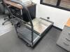 24&rdquo; x 24&rdquo; INDUSTRIAL PLATFORM FLOOR SCALE, USA MEASUREMENTS US-1011 INDICATOR ON CART - 3