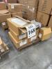 Lot (20) Pallets ASST&rsquo;D: TIN CANS, ROUND CLEAR PVC AND STEEL CANS, RED BASKET BOXES, SILVERl,RED CORRUGATED TUCK TOP BOXES, PINK PREMIUM AUTOMATIC BAKERY BOXES,SHINK BAGS, WHITE STACKABLE DELI BOXES, BLACK GLOSS LUC GIFT BOXES, PERMASEAL, CLEAR PLASTIC TU - 8