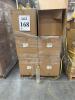 Lot (20) Pallets ASST&rsquo;D: TIN CANS, ROUND CLEAR PVC AND STEEL CANS, RED BASKET BOXES, SILVERl,RED CORRUGATED TUCK TOP BOXES, PINK PREMIUM AUTOMATIC BAKERY BOXES,SHINK BAGS, WHITE STACKABLE DELI BOXES, BLACK GLOSS LUC GIFT BOXES, PERMASEAL, CLEAR PLASTIC TU - 13