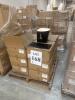 Lot (20) Pallets ASST&rsquo;D: TIN CANS, ROUND CLEAR PVC AND STEEL CANS, RED BASKET BOXES, SILVERl,RED CORRUGATED TUCK TOP BOXES, PINK PREMIUM AUTOMATIC BAKERY BOXES,SHINK BAGS, WHITE STACKABLE DELI BOXES, BLACK GLOSS LUC GIFT BOXES, PERMASEAL, CLEAR PLASTIC TU - 19