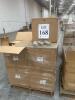 Lot (20) Pallets ASST&rsquo;D: TIN CANS, ROUND CLEAR PVC AND STEEL CANS, RED BASKET BOXES, SILVERl,RED CORRUGATED TUCK TOP BOXES, PINK PREMIUM AUTOMATIC BAKERY BOXES,SHINK BAGS, WHITE STACKABLE DELI BOXES, BLACK GLOSS LUC GIFT BOXES, PERMASEAL, CLEAR PLASTIC TU - 21