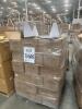Lot (20) Pallets ASST&rsquo;D: TIN CANS, ROUND CLEAR PVC AND STEEL CANS, RED BASKET BOXES, SILVERl,RED CORRUGATED TUCK TOP BOXES, PINK PREMIUM AUTOMATIC BAKERY BOXES,SHINK BAGS, WHITE STACKABLE DELI BOXES, BLACK GLOSS LUC GIFT BOXES, PERMASEAL, CLEAR PLASTIC TU - 25