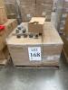 Lot (20) Pallets ASST&rsquo;D: TIN CANS, ROUND CLEAR PVC AND STEEL CANS, RED BASKET BOXES, SILVERl,RED CORRUGATED TUCK TOP BOXES, PINK PREMIUM AUTOMATIC BAKERY BOXES,SHINK BAGS, WHITE STACKABLE DELI BOXES, BLACK GLOSS LUC GIFT BOXES, PERMASEAL, CLEAR PLASTIC TU - 30