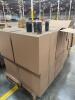 Lot (21) PALLETS OF PINK PREMIUM EASY FOLD BAKERY BOXES, RED HEAVY CARBOARD BASKET TRAYS, ORANGE HI GLOSD GIFT BOXES, PINK/WHITE EASY SETUP PINK STRIP PASTRY BOXES, PINK/WHITE PRW AUTOMATIC PINK STRP CAKE BOXES, HOT PINK GLOSS PARTY BAGS, TWO PIECE DONUT - 18