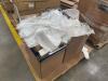 Lot (21) PALLETS OF PINK PREMIUM EASY FOLD BAKERY BOXES, RED HEAVY CARBOARD BASKET TRAYS, ORANGE HI GLOSD GIFT BOXES, PINK/WHITE EASY SETUP PINK STRIP PASTRY BOXES, PINK/WHITE PRW AUTOMATIC PINK STRP CAKE BOXES, HOT PINK GLOSS PARTY BAGS, TWO PIECE DONUT - 22