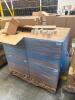 Lot (21) PALLETS OF PINK PREMIUM EASY FOLD BAKERY BOXES, RED HEAVY CARBOARD BASKET TRAYS, ORANGE HI GLOSD GIFT BOXES, PINK/WHITE EASY SETUP PINK STRIP PASTRY BOXES, PINK/WHITE PRW AUTOMATIC PINK STRP CAKE BOXES, HOT PINK GLOSS PARTY BAGS, TWO PIECE DONUT - 25