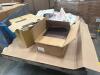 Lot (21) PALLETS OF PINK PREMIUM EASY FOLD BAKERY BOXES, RED HEAVY CARBOARD BASKET TRAYS, ORANGE HI GLOSD GIFT BOXES, PINK/WHITE EASY SETUP PINK STRIP PASTRY BOXES, PINK/WHITE PRW AUTOMATIC PINK STRP CAKE BOXES, HOT PINK GLOSS PARTY BAGS, TWO PIECE DONUT - 26