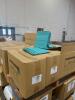 Lot (21) PALLETS OF PINK PREMIUM EASY FOLD BAKERY BOXES, RED HEAVY CARBOARD BASKET TRAYS, ORANGE HI GLOSD GIFT BOXES, PINK/WHITE EASY SETUP PINK STRIP PASTRY BOXES, PINK/WHITE PRW AUTOMATIC PINK STRP CAKE BOXES, HOT PINK GLOSS PARTY BAGS, TWO PIECE DONUT - 35