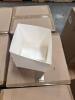 (10) Pallets Of Assorted Content Tin Cans, Gift Boxes, Red Lux Gift Box, 22in x 28in Dome Shrink Bag, Red Dot Gable Box 9in x 6in x 6in, Jewelry Box, Clear Pet Container W/ Metal Tab 2in x 4in, White Lux Gift Box 6in x 6in x 6in, Red Heavy Wall Guft Box, - 21