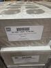 (8) PALLETS OF ASSORTED CONTENT 8 in. X 8 in. X 3-1/2 in. CHOCOLATE PINSTRIPE KRAFT TINT GIFT BOX 13-1/8 in. X 11-3/8 in. X 1-1/2 in. PINE 4 COMPARTMENT RECT WOOD TR 8-7/8 in. X 9-7/8 in. X 7/8 in. MATTE WHITE 12 MINI COUNT CUPCAKE INSERT 8-7/8 in. X 6- - 11