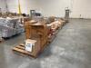 (8) PALLETS OF ASSORTED CONTENT 6 in. X 4 in. X 4 in. KRAFT PINSTRIPE GABLE BOX 10 in. X 10 in. WHITE LUX FLD-UP GIFT BX LID DESCRIPTION: 9" x 9"x 3" WHITE CAKE BOX DESCRIPTION:10" X 10" X 4" WHITE CAKE BOX 8 in. X 8 in. X 3-1/2 in. CHOCOLATE PINSTRIPE K