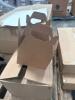 (8) PALLETS OF ASSORTED CONTENT 6 in. X 4 in. X 4 in. KRAFT PINSTRIPE GABLE BOX 10 in. X 10 in. WHITE LUX FLD-UP GIFT BX LID DESCRIPTION: 9" x 9"x 3" WHITE CAKE BOX DESCRIPTION:10" X 10" X 4" WHITE CAKE BOX 8 in. X 8 in. X 3-1/2 in. CHOCOLATE PINSTRIPE K - 6