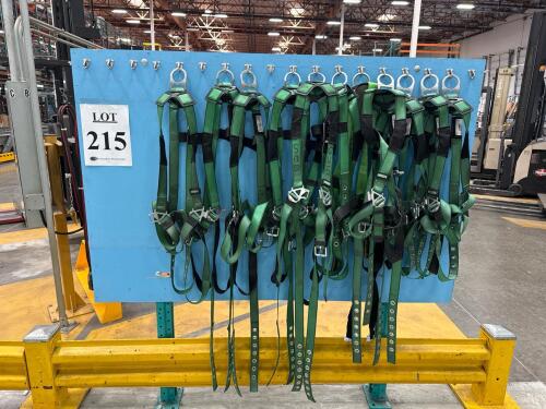 Lot of assorted Harnesses W/ Stand and hooks