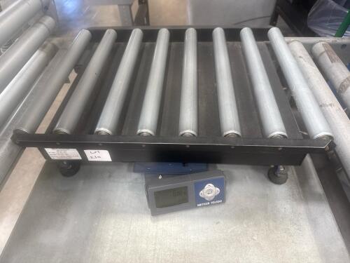 METTLER TOLEDO MODEL: BC ROLLER CONVEYOR SCALE, 16&rdquo; ROLLERS x 22&rdquo;
