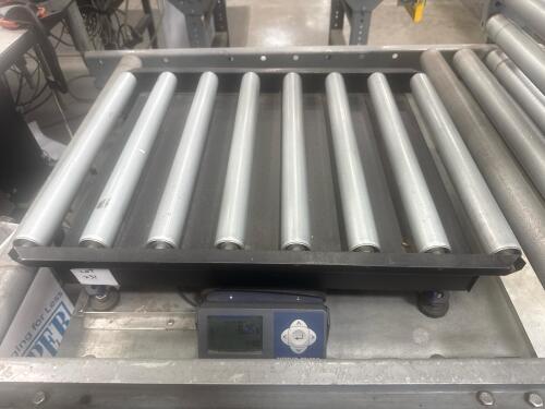 METTLER TOLEDO MODEL: BC ROLLER CONVEYOR SCALE, 16&rdquo; ROLLERS x 22&rdquo;