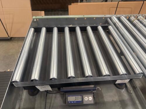 METTLER TOLEDO ROLLER CONVEYOR SCALE, 16&rdquo; ROLLERS x 22&rdquo;