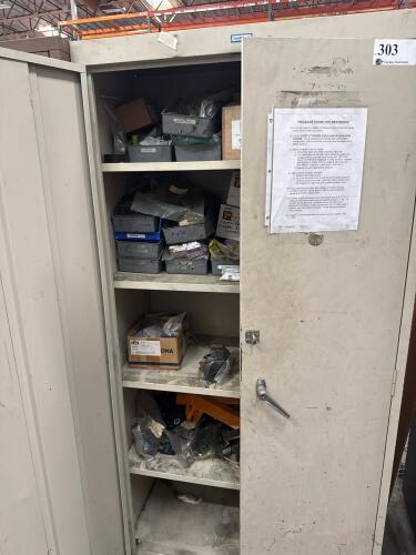 Lot Forklift Spare Parts - Crown & Hyster Controls, Warning Lights, Pedals, Switches and storage cabinet