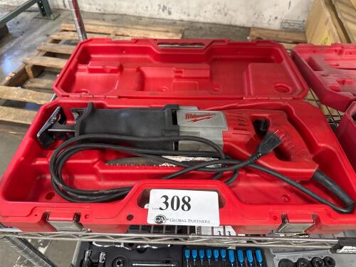 Milwaukee Sawzall 6519-30 12A Corded Reciprocating Saw, With Case