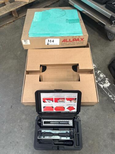 ALLPAX LIGHT DUTY GASKET CUTTER KIT, SERIES 3000, CUTTING GASKETS 1&rdquo; to 13&rdquo; IM DIAMETER, MODEL: AX3030