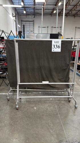 (2) Mobile Welding Curtains