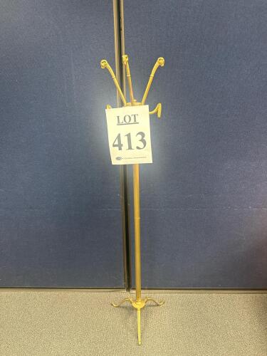 Freestanding Coat Rack, 3 Hooks, 65&rdquo; in Tall, (LOCATION: MAIN FLOOR)