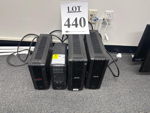 LOT (2) APC PRO 1500, (1) APC 1500, and (1) CYBER POWER 1000VA, (Location: 2nd Floor)