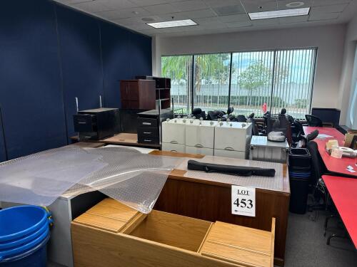 Lot Of Assorted Office Furniture And Office Chairs